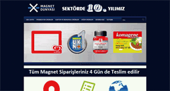 Desktop Screenshot of magnetdunyasi.com